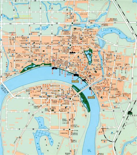 常德市城区地图-最新常德市城区地图下载-江西地图网