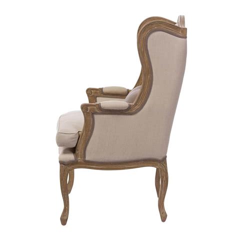 Oreille French Inspired Beige Fabric Upholstered India | Ubuy