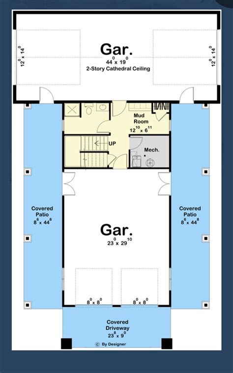 Converted One Car Garage Plans