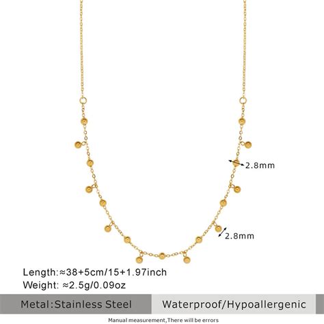 18k gold plated Necklace | anti tarnish waterproof jewellery online