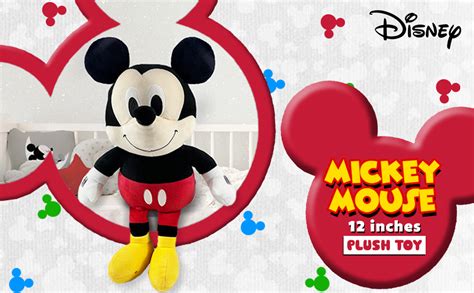 Buy Disney Mickey Mouse Soft Toy 12 Inches Plush Mickey Mouse Stuffed ...