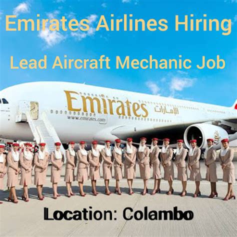 Lead Aircraft Mechanic Job|| Latest Job of Emirates Airlines|| Apply ...