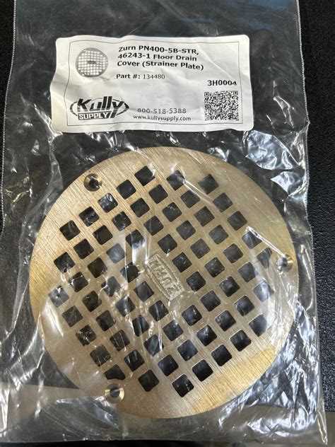 NEW ZURN DRAIN PN400-5B-STR FLOOR DRAIN COVER STRAINER PLATE | Vision ...