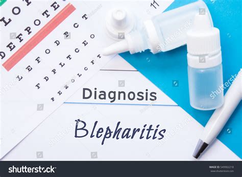 Ophthalmology Diagnosis Blepharitis Snellen Eye ChartẢnh có ...