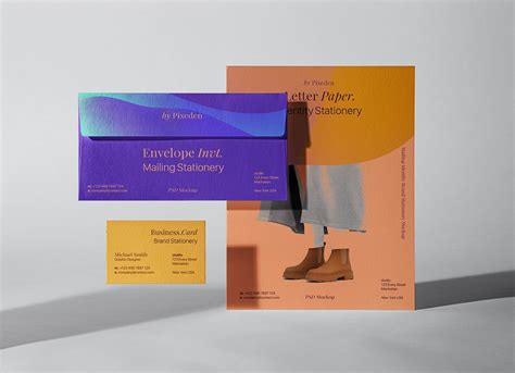 Basic Stationery Mockup pik PSD | Free PSD Templates