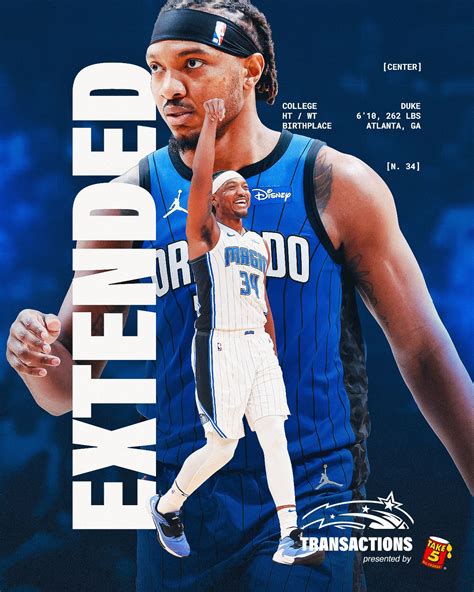 We have signed center Wendell Carter Jr. to a contract extension ...