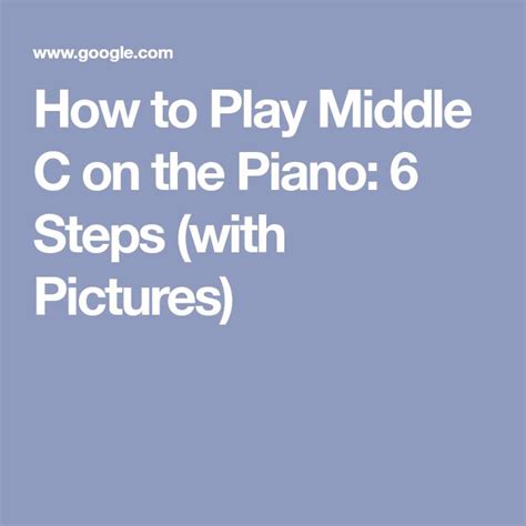 Image result for Middle C Note Tutorial
