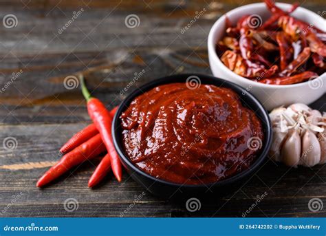 Korean Gochujang Red Chili Paste Stock Photo - Image of homemade ...