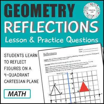 Image result for Reflection Maths Questions