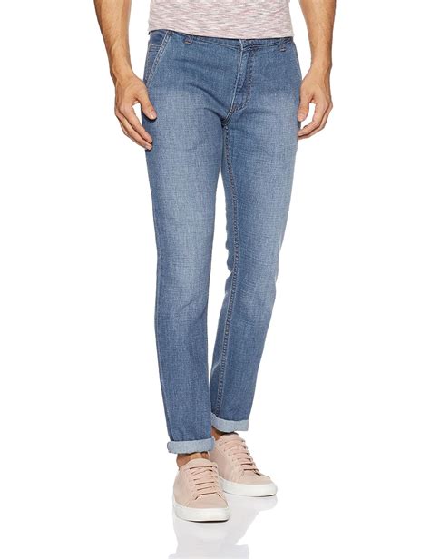 Amazon Brand - Symbol Men's Slim Fit Jeans (AD-SL-151_Light Blue_30 ...