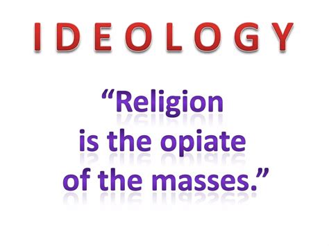 Religion is the opiate of the masses | PPTX