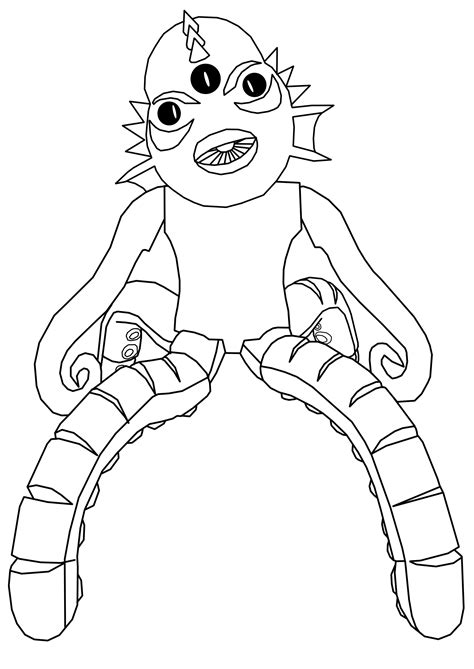 Roblox Piggy Coloring Pages Kraxicorde