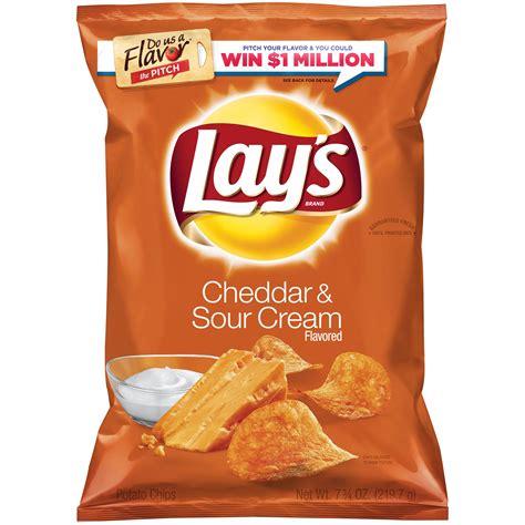 Lay's Potato Chips Cheddar & Sour Cream 7.75oz Bag | Garden Grocer