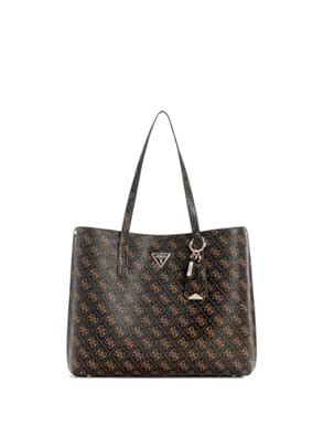 Buy GUESS Womens Meridian Girlfriend Tote Handbag (pack of 1), Mocha ...