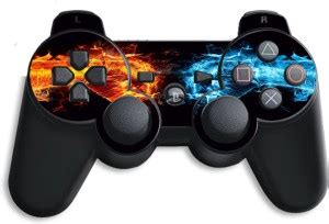 GADGETSWRAP GMCCG22291 - Printed fire vs water Skin For PS3 Controller ...