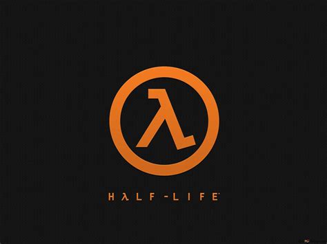 Half-Life logo 2K wallpaper download