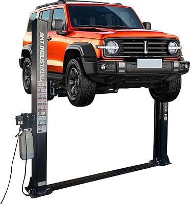 AMTINDUSTRIAL 9000 LBS 2 Post Car Lift with Double Point Release India ...