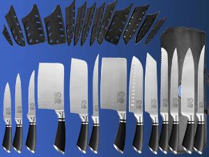 Buy XYJ Professional Knife Sets for Master Chefs, Chef Knife Set with ...