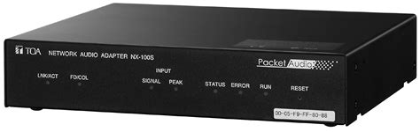 NX-100 Network Audio Adapter | Products | TOA India Pvt. Ltd.