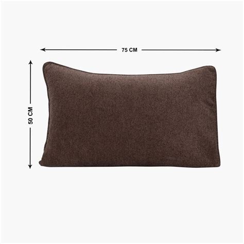 Buy MASPAR Charlotte Brown Cotton Pillow Case - 50x75cm - Set of 2 from ...
