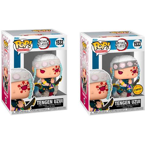 Funko - Demon Slayer - Tengen Uzui Chase Bundle (#1533) - Kitsune Relics