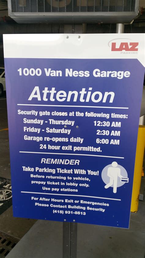 1000 Van Ness Garage - Parking in San Francisco | ParkMe