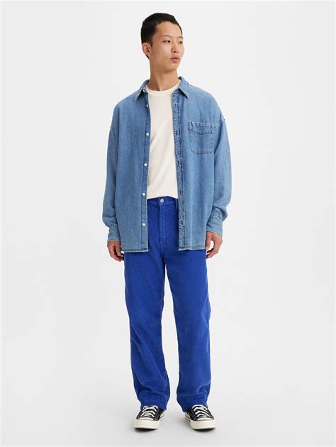 Men's Blue Loose Fit Trousers – Levis India Store