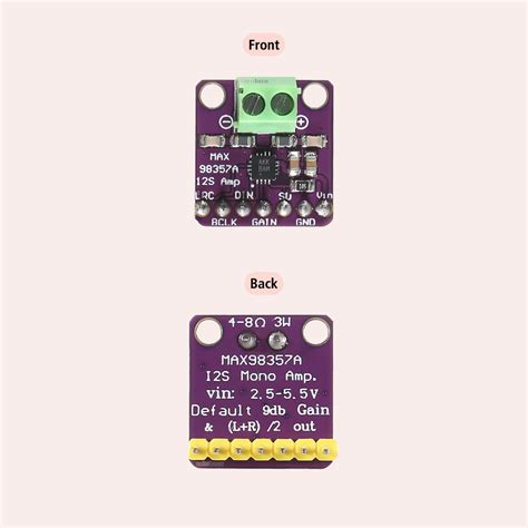 MAX98357 I2S 3W Class D Audio Decoder Module | Digital Amplifier for ...