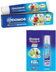 Dabur Odomos Fabric Roll On - 8ml + Odomos Non-Sticky Mosquito ...