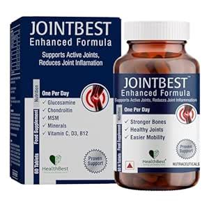 HealthBest Joint Support Supplement - 60 Glucosamine Tablets with ...