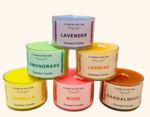 Floryn Decor Luxe Small Scented Candles for Home Decor | Candles Gift ...