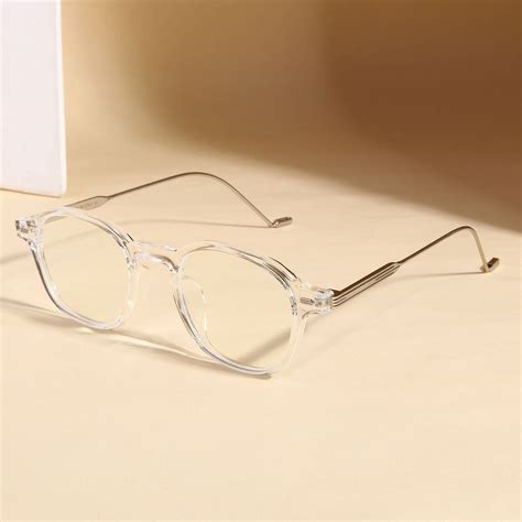 Buy Hybrid Clear Anti Blue Light Round Sunglasses | Stylish Eye ...