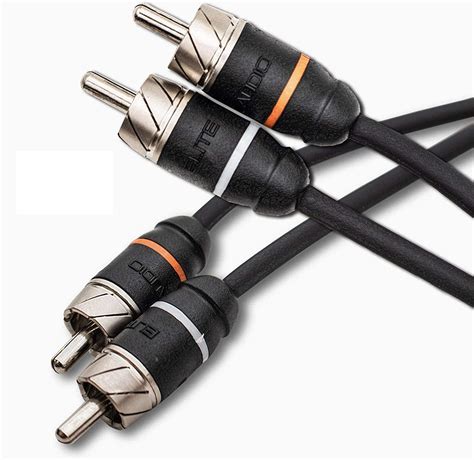 Elite Audio Premium Series 100% OFC Copper RCA Interconnects Stereo ...