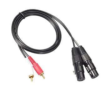 Meadawgs® 2 RCA Male to 2 XLR Female Audio Extension Cable for Mic ...