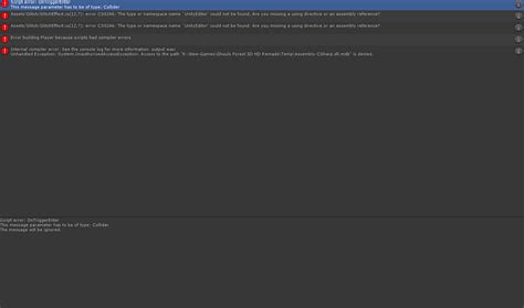 Image result for Unity Compiler Error