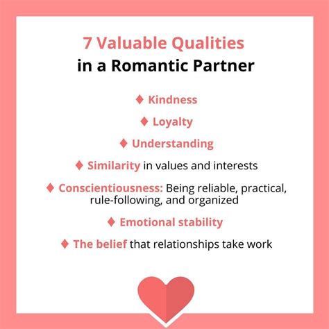 7 Valuable Qualities in a Romantic Partner | Relationship psychology ...