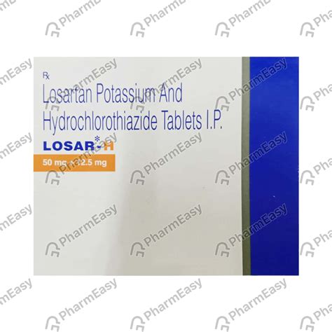 Losar H Strip Of 30 Tablets: Uses, Side Effects, Price & Dosage | PharmEasy