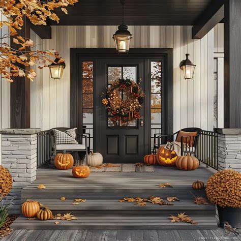Halloween Porch Decor | 39 Halloween Porch Decorations Ideas