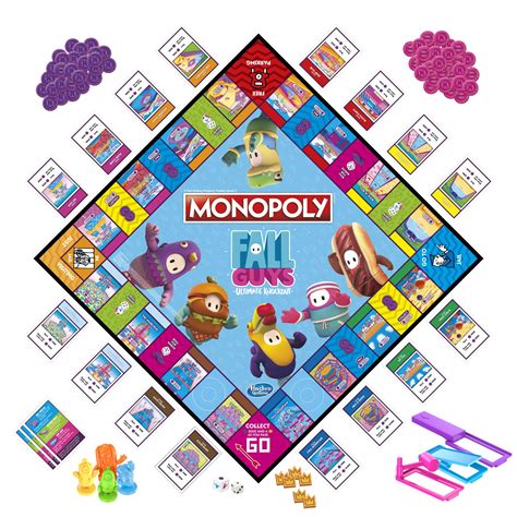 Buy MONOPOLY Fall Guys Ultimate Knockout Edition Board Game for Players ...