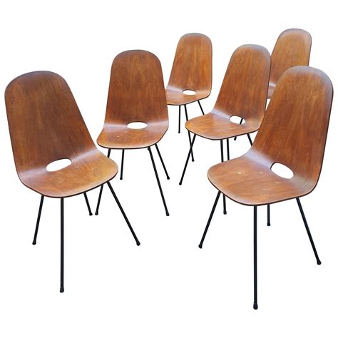 Set of Six Mid-Century Modern Chairs by For Sale at 1stDibs | mid ...