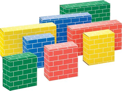 BANKERS BOX at Play Cardboard Building Blocks, 40 Pack, Large and ...