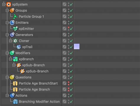 X-Particles Tutorial Modifiers 的图像结果