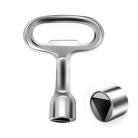 Buy Meter Box Key, Gadom Metal Triangular Socket Spanner Key for Water ...