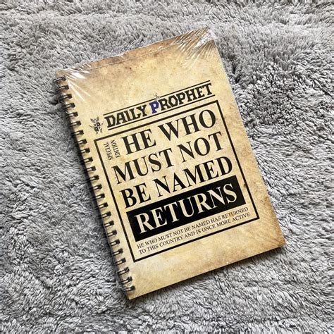 Softcover Wiro Notebook - Harry Potter – Stay Noted Creations Private ...