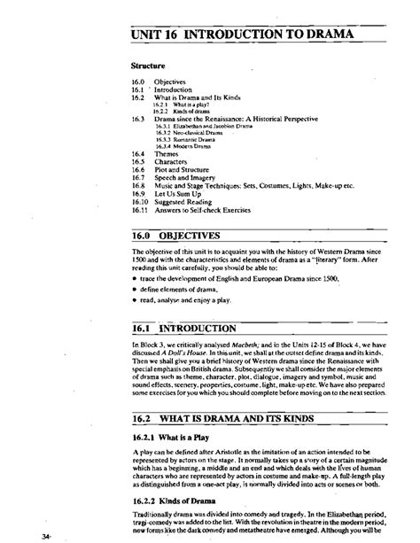 **ENG 101: Origin and Development of British Drama since 1500** - Studocu