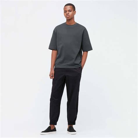 Uniqlo U AIRism Cotton Oversized Crew Neck T-Shirt - Grey | The Sole ...