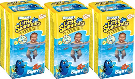 Amazon.com: Huggies Little Swimmers Disposable Swim Diapers, X-Small ...