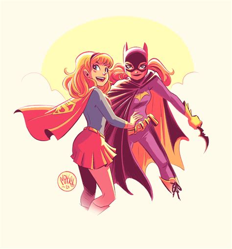Batgirl And Supergirl Love
