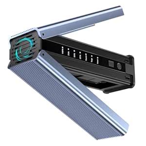 NVMe M.2 Duplicator with Cooling Fan, 8TB Dual-Bay Offline Clone ...