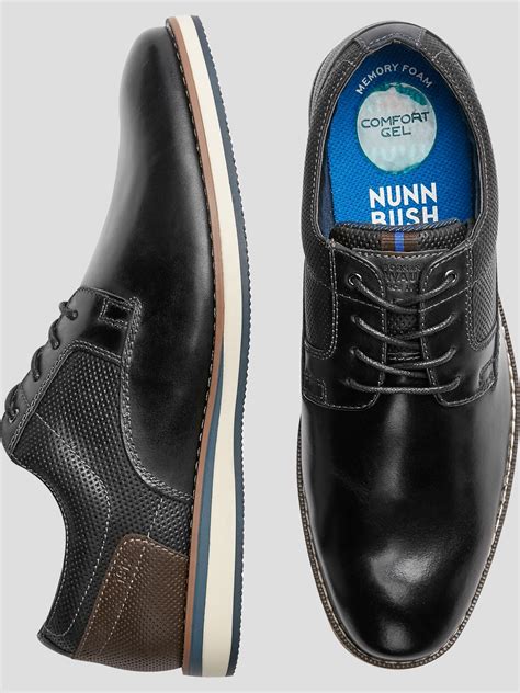 Nunn Bush Circuit Plain Toe Oxfords | Casual Shoes | Men's Wearhouse